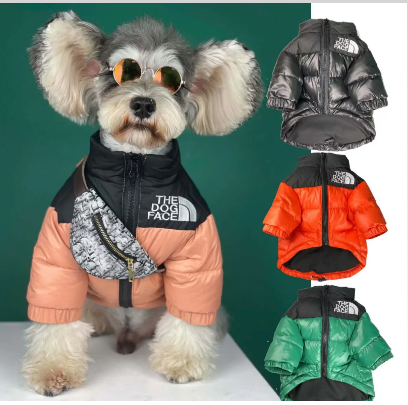 Dog Face Puffer Coat